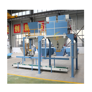 Máy đóng bao đôi bán tự động điều khiển bằng điện Quy mô cân định lượng hữu cơ cho thực phẩm cho kính giấy nhựa - Product Image 1