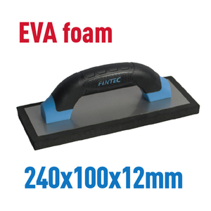 FIXTEC Professioneller EVA-Fugenflächenformer 240x100mm 12mm Pad Aluminiumbasis Gummigriff Fliesen-Verfugungs- und Verputzwerkzeug - Product Image 1