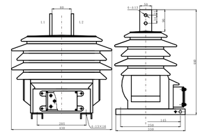 LZZW3-10 Transformateur de courant monophasé pour l'extérieur personnalisé 10kv 20-1000a/<span class=keywords><strong>5a</strong></span> MV & HV Transformateurs à <span class=keywords><strong>prix</strong></span> compétitif - Product Image 3