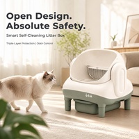 Litière pour chat autonettoyante en gros, échantillon disponible, fourniture directe d'usine personnalisée