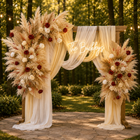 Rustieke Boho bruiloft decoratie benodigdheden Pampas gras boeket bruidsbloemen huis boog decoratie items gedroogde bloemen voor bruidsmeisjes