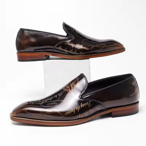 Zapatos de Cuero de Primera Calidad Estilo Coreano para Hombre, Versátiles para Bodas, Estilo Británico, de Piel Auténtica - Product Image 2