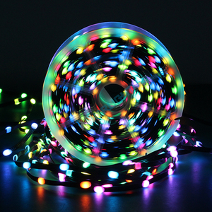 Bán buôn đầy đủ Giấc Mơ Màu <span class=keywords><strong>LED</strong></span> Strip Chuỗi Cổ Tích đèn ws2811 rgbic địa chỉ cá nhân 5V <span class=keywords><strong>LED</strong></span> Pixel Lights - Product Image 4