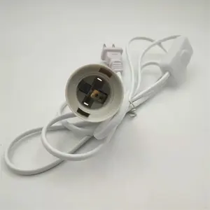 220V/110V 프롬프트 상품 플러그 코드 세트 1.8 미터/2.8 미터 E26/E27 꼰 와이어 스톡 빈티지 천장 램프 고정 장치 - Product Image 1