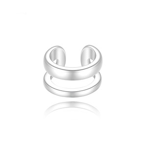 New European and American Cross-Border <b>Silver</b> Plated Classic Stud Earrings Fashion Simple - Product Image 3