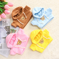 Petits vêtements pour ours en peluche poupée accessoires tête chien en peluche ours remplacement en gros coton sweat pull poupées