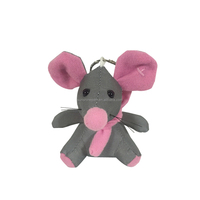 Porte-clés réfléchissant éléphant CE BSCI Factory, jouet réfléchissant pour enfants