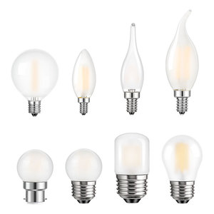 Bombilla LED de Filamento Esmerilado C35 con Base de Rosca Pequeña, Estilo Retro Edison para Hotel y Cafetería - Product Image 3