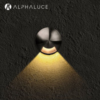 Lumière LED encastrée murale CRI 97 EPR Alpha Lighting pour escaliers, marches, aménagement paysager, terrasse extérieure