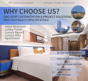 IDMサプライヤーカスタムデザインモダン佛山ホテル寝室セット家具高級クラシックキングサイズベッド3 5つ星ホテル用 - Product Image 6
