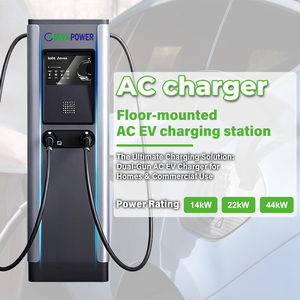 Estación de Carga Rápida para Vehículos Eléctricos de Doble Pistola GBT TIPO2 14kW 22kW 44kW AC, Pilar de Carga EV Montado en Suelo - Product Image 2