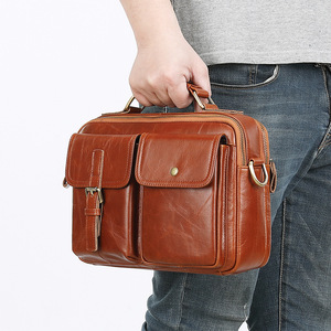 Bolso <span class=keywords><strong>de</strong></span> hombro para hombre, bandolera <span class=keywords><strong>de</strong></span> cuero para hombre, bolso <span class=keywords><strong>de</strong></span> mensajero <span class=keywords><strong>de</strong></span> viaje - Product Image 4