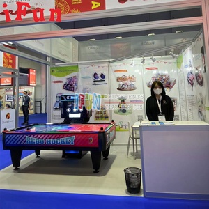 เครื่องเล่นเกมฮอกกี้อาร์เคดแบบหยอดเหรียญ สีน้ำเงินและสีแดง รุ่น Multi Ball <span class=keywords><strong>REBO</strong></span> สำหรับศูนย์เกมในร่ม - Product Image 5