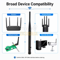 Antenne LoRaWAN 868 MHz 3dBi DBi avec connecteur SMA-J personnalisé, antenne externe en caoutchouc pour appareil IoT longue portée, fournie par l'usine