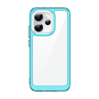 Coque de téléphone Lichicase style Ins, transparente avec bord coloré pour OPPO Reno 15FS 15 Pro Mini A6X, coque personnalisée