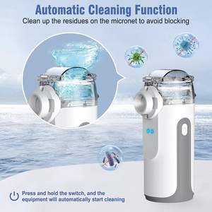 FITCONN nebulizador <span class=keywords><strong>Nebulizer</strong></span> jaring portabel, <span class=keywords><strong>Nebulizer</strong></span> inovatif inhalasi dengan kemampuan membersihkan sendiri - Product Image 3