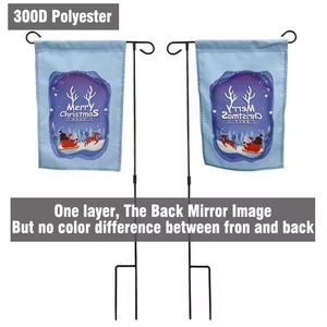Digital Printing Garden Flag Holder Stand Garden Flags With Stand 3 Layer Blank Custom Design Garden Flags - Product Image 2