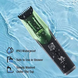 IPX6 Automatic Vacuum Hair <b>Trimmer</b> Mens <b>Beard</b> Shaver Razor Groin Body Grooming Professional <b>Cordless</b> Hair Household English - Product Image 4