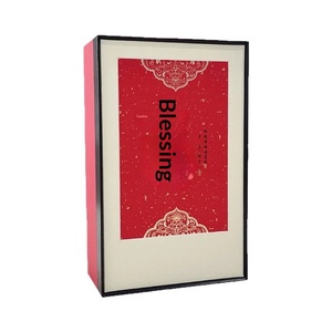 New Year Wooden Lid Tea <b>Gift</b> <b>Box</b> Premium Dianhong Jinjunmei Lapsang Souchong Bulk Wholesale - Product Image 3