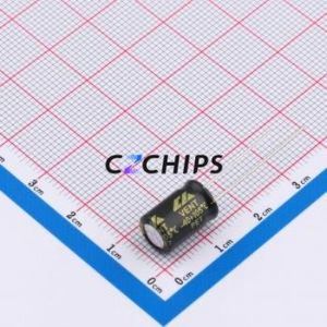 Condensador Electrolítico de Aluminio de Orificio Pasante CD26G1HM101F120T, Orificio Pasante, D8xL12mm 100uF 20% 50V 498mA-100kHz - Product Image 2