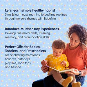 Regalo de Cumpleaños Perfecto, Libro de <span class=keywords><strong>Sonidos</strong></span> Bebefinn <span class=keywords><strong>con</strong></span> Canciones de Hábitos Saludables, Libro de <span class=keywords><strong>Sonidos</strong></span> Educativo <span class=keywords><strong>con</strong></span> Canciones Infantiles y <span class=keywords><strong>Sonidos</strong></span> Musicales para Niños - Product Image 4