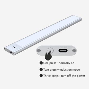 <span class=keywords><strong>Luci</strong></span> <span class=keywords><strong>a</strong></span> striscia LED dimmerabili da 24 pollici ricaricabili alimentate <span class=keywords><strong>a</strong></span> batteria con sensore di <span class=keywords><strong>movimento</strong></span> interruttore verso il basso dell'armadio della cucina - Product Image 3