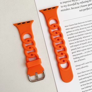 BEEFLYPOWER <span class=keywords><strong>Bracelet</strong></span> de montre en silicone respirant coloré en forme de donut pour <span class=keywords><strong>Apple</strong></span> IWatch Series 11 10 9 8 <span class=keywords><strong>3</strong></span> SE ultra 2 - Product Image 3