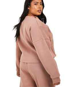 Premium Quality Plain Adults Oversized Pullover Hoodie Women's Sweatshirts Custom Design Kangaroo Pocket <b>Drop</b> Shoulder Hoodie - Product Image 1