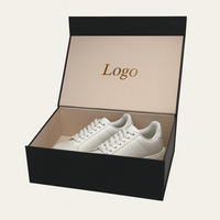 Individuell gestaltete, kostenlose Design-Luxus-Schuhverpackung aus rotem und weißem Karton mit Ihrem eigenen LOGO-Etikett
