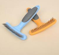 Brosse de toilettage pour animaux de compagnie : Peigne à chat et chien pour démêler les nœuds, éliminer les poils morts et nettoyer