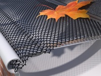 Maille perforée en aluminium, Maille déployée en aluminium, Maille tissée en acier inoxydable pour gouttière