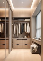 Elegance Haven : Dressing sur mesure. Système de dressing sur mesure LuxeSpace.