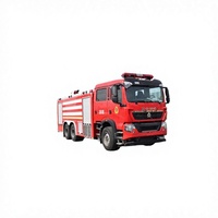 Camion de pompiers en mousse de grande taille avec un grand réservoir pour usine chimique, camion de pompiers Mercedes Benz avec cabine de luxe pour aéroport