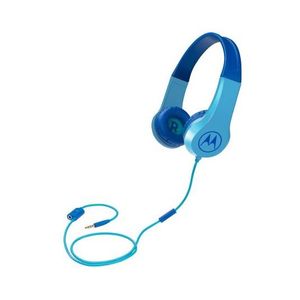 Audífonos Motorola Squads 200 para Niños, Azules, con Cable, Sobre la Oreja, Control de Volumen Seguro para Niños - Product Image 1
