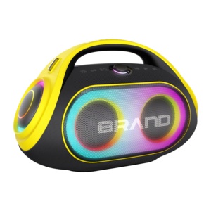 Altavoz Portátil V 80W 2.1CH con Doble Diafragma, Batería de 4400mAh y Luces de Colores para Fiestas al Aire Libre - Product Image 6