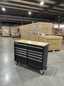 Heavy Duty Metal Multifunctional 4-Wheel Rolling <b>Tool</b> Cart with Drawers for Salon Industrial and Workshop Storage Use - Product Image 6