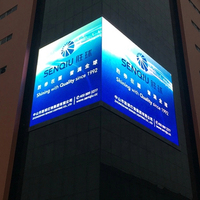 Écran LED publicitaire numérique haute luminosité 5000 cd, étanche, extérieur, en aluminium, pas de pixel de 4 mm, affichage couleur intégrale