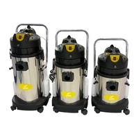 Nettoyeur de tapis multifonctionnel vapeur humide et sèche en plastique, réservoir 40L, lustrant dégraissant, aspirateur électrique humide et sec commercial
