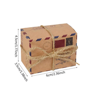 Boîte à bonbons en forme de valise, thème voyage, 10 pièces, papier kraft, pour chocolats, cadeaux, emballage pour mariage, anniversaire, baby shower