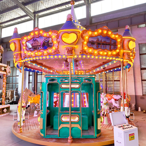 Carrusel Infantil de Fibra de Vidrio <span class=keywords><strong>para</strong></span> Interiores, <span class=keywords><strong>para</strong></span> <span class=keywords><strong>Parques</strong></span> de Atracciones y Centros Comerciales - Product Image 1