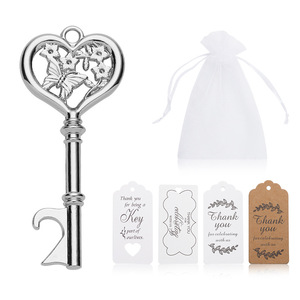 Llavero Abridor de Botellas con Forma de Mariposa, 7.5x3, Aleación de Zinc, Recuerdos para Bodas y Fiestas - Product Image 3