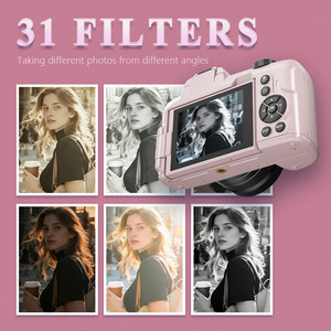 Caméra de vlogging 5K 80MP avec WiFi, webcam, lumière LED, zoom 18X, écran 3 pouces, appareil photo numérique pour YouTube et photographie - Product Image 6