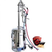 Extracteur d'huiles essentielles en acier inoxydable 304 de 50 L pour la production d'huiles végétales par distillation à la vapeur