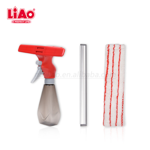 LiAo Tất Cả Các Mục Đích Cửa Sổ Kính Cleaner Phun Nước <span class=keywords><strong>Squeegee</strong></span> Với Sợi Nhỏ Làm Sạch Bàn Chải Chà Sàn - Product Image 6