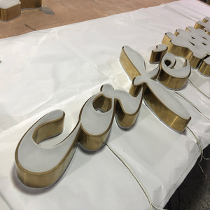 Пользовательские Водонепроницаемые светодиодные светящиеся буквы для улицы, светящиеся буквы, 3D-канальные буквы, поет, магазин, передняя светодиодная сизава для бизнеса - Product Image 5