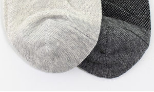 Haute qualité été décontracté blanc <span class=keywords><strong>noir</strong></span> <span class=keywords><strong>bas</strong></span> hommes solide maille cheville chaussettes respirant chaussettes taille courte - Product Image 6