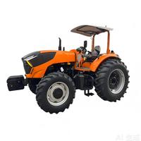 Tracteur agricole KESHENG série TD 100-160 CV, châssis robuste, haute performance, longue durée de vie, excellent rapport qualité-prix