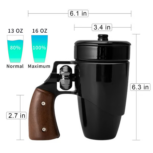 Revolver cup-black
