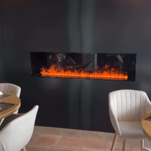 75 इंच इनडोर लिविंग रूम होम डेकोर इलेक्ट्रिक लौ 3 डी भाप पानी फायरप्लेस मल्टी रंग लौ रिमोट कंट्रोल वाष्प फायरप्लेस - Product Image 5