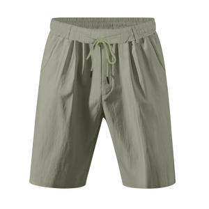 Offre Spéciale américain lâche décontracté hommes lin été respirant plage cinq points shorts hommes - Product Image 6